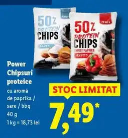 Lidl Power Chipsuri proteice Ofertă