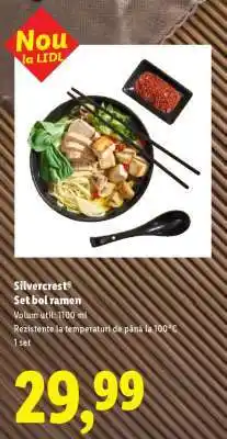 Lidl Silvercrest Set bol ramen Ofertă