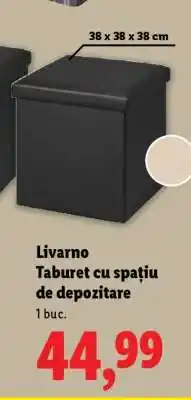 Lidl Livarno Taburet cu spațiu de depozitare Ofertă