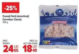 Carrefour Creveți fierți, decorticați Carrefour Classic Ofertă