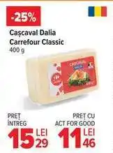 Carrefour Cașcaval Dalia Carrefour Classic Ofertă