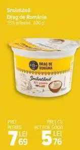 Carrefour Smântână Drag de România Ofertă