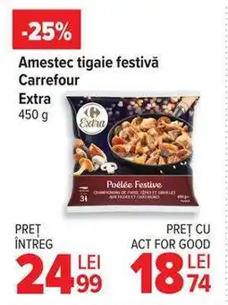 Carrefour Amestec tigaie festivă Carrefour Extra 450 g Ofertă