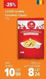 Carrefour Cartofi rondele Carrefour Classic Ofertă