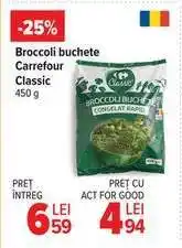 Carrefour Broccoli buchete Carrefour Classic Ofertă
