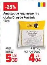 Carrefour Amestec de legume pentru ciorbă, Drag de România Ofertă