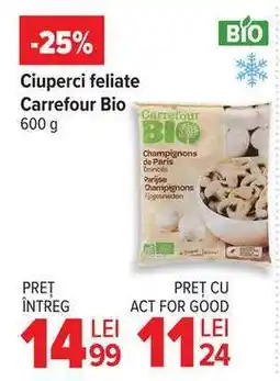 Carrefour Ciuperci feliate Carrefour Bio Ofertă