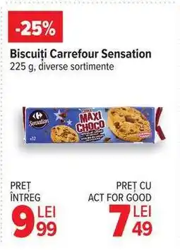 Carrefour Biscuiți Carrefour Sensation Ofertă