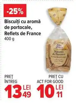 Carrefour Biscuiți cu aromă de portocale Reflets de France Ofertă