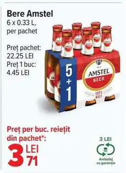 Carrefour Bere Amstel Ofertă