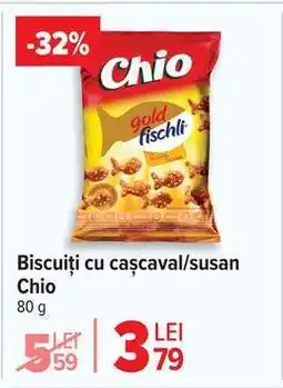 Carrefour Biscuiți cu cașcaval/susan Chio Ofertă