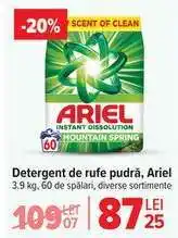 Carrefour Detergent de rufe pudră Ariel Ofertă
