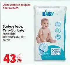 Carrefour Scutece bebe, Carrefour baby Ofertă