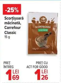 Carrefour Scorțișoară măcinată, Carrefour Classic 15g Ofertă