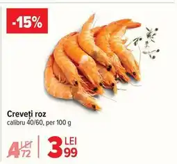 Carrefour Creveți roz Ofertă