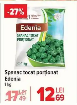 Carrefour Spanac tocat porționat Edenia Ofertă
