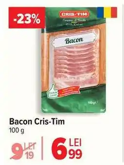 Carrefour Bacon Cris-Tim Ofertă