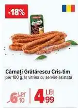 Carrefour Cârnați Grătărescu Cris-tim Ofertă
