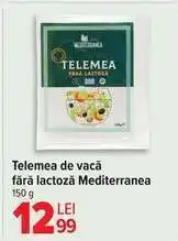 Carrefour Telemea de vacă fără lactoză Mediterranea Ofertă