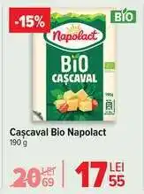 Carrefour Cașcaval Bio Napolact Ofertă