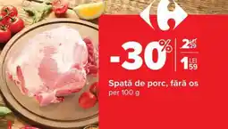 Carrefour Spată de porc fără os Ofertă