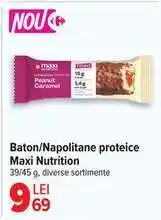 Carrefour Baton/Napolitane proteice Maxi Nutrition Ofertă