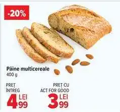 Carrefour Pâine multicereale Ofertă