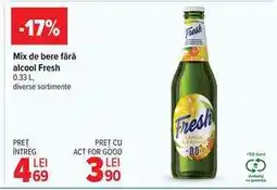 Carrefour Mix de bere fără alcool Fresh Ofertă