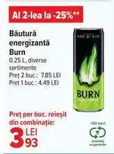 Carrefour Băutură energizantă Burn Ofertă