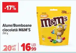 Carrefour Alune/Bomboane ciocolată M&M’S Ofertă
