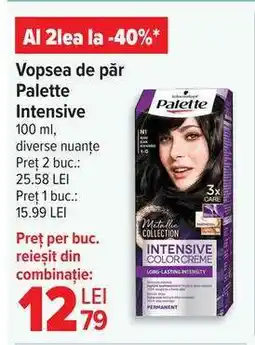 Carrefour Vopsea de păr Palette Intensive Ofertă