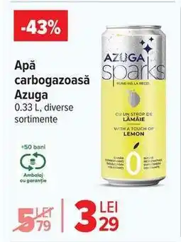 Carrefour Apă carbogazoasă Azuga Ofertă