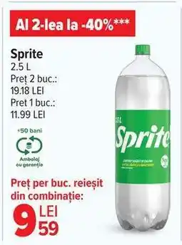 Carrefour Sprite Ofertă