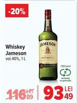 Carrefour Whiskey Jameson Ofertă