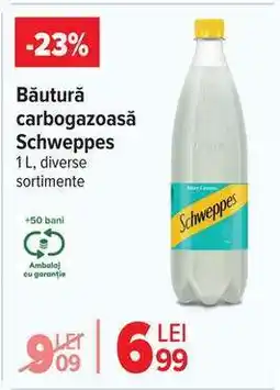 Carrefour Băutură carbogazoasă Schweppes Ofertă