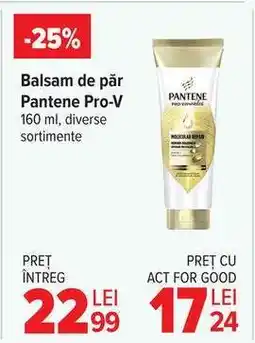 Carrefour Balsam de păr Pantene Pro-V Ofertă
