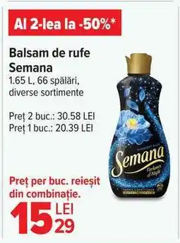 Carrefour Balsam de rufe Semana Ofertă
