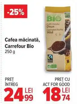Carrefour Cafea măcinată Carrefour Bio Ofertă