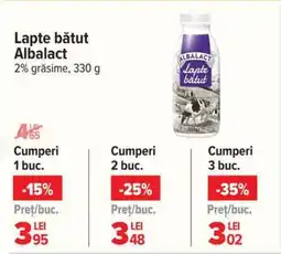 Carrefour Lapte bătut Albalact Ofertă