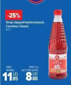 Carrefour Sirop căpșuni/vișine/zmeură, Carrefour Classic Ofertă