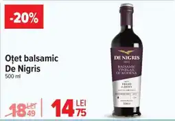 Carrefour Oțet balsamic De Nigris Ofertă