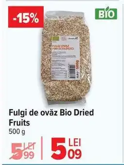Carrefour Fulgi de ovăz Bio Dried Fruits Ofertă