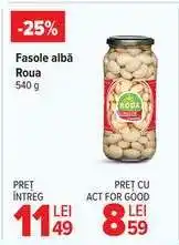 Carrefour Fasole albă Roua Ofertă