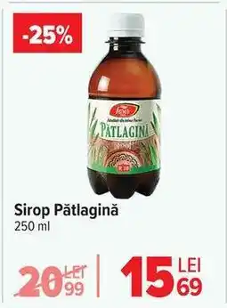 Carrefour Sirop Pătlagină Ofertă