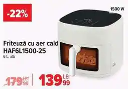 Carrefour Friteuză cu aer cald HAF6L1500-25 Ofertă