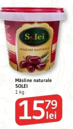 Supeco Măsline naturale SOLEI Ofertă