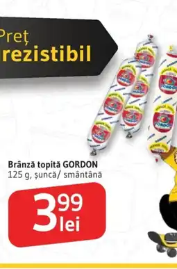 Supeco Brânză topitǎ GORDON Ofertă