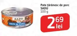 Supeco Pate ţărănesc de porc SADU Ofertă