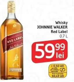 Supeco Whisky JOHNNIE WALKER Red Label Ofertă