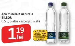Supeco Apă minerală naturală BILBOR Ofertă
